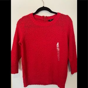 H&M Small Red Sweater
